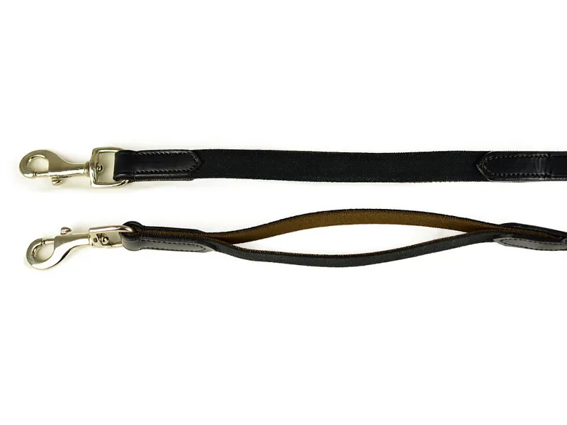 Dever Ascot Side Reins With Elastic Insert Brown-2